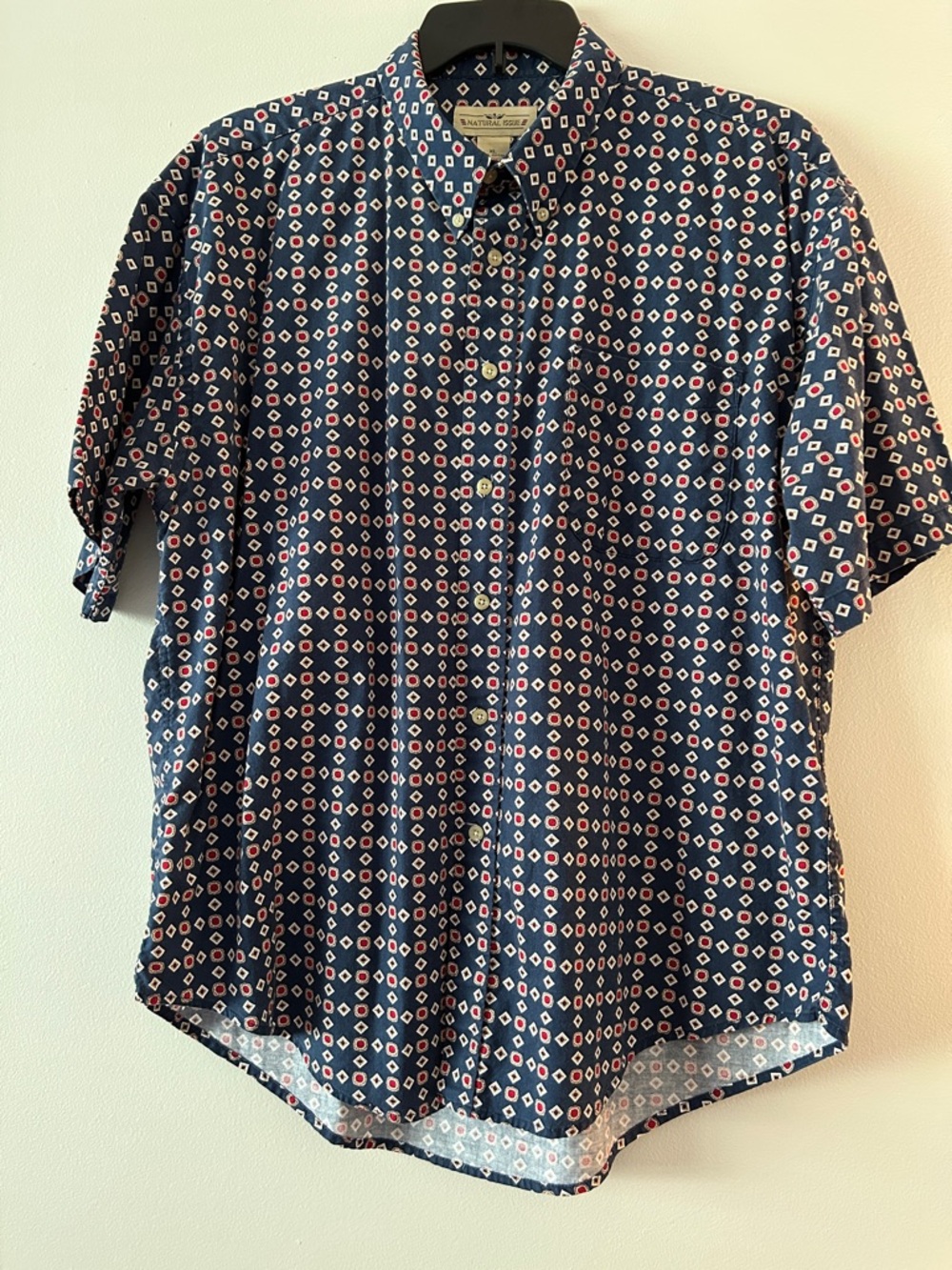 Natural Issue S/S Button down shirt XL